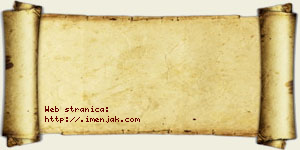 Una Simanić vizit kartica